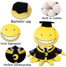 img 3 attached to 🧸 12-inch Cuecutie Anime Plush Classroom Character Toy Doll: Stuffed Funny Yellow Cartoon Throw Pillow Collection