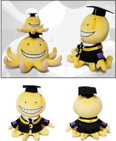 img 1 attached to 🧸 12-inch Cuecutie Anime Plush Classroom Character Toy Doll: Stuffed Funny Yellow Cartoon Throw Pillow Collection