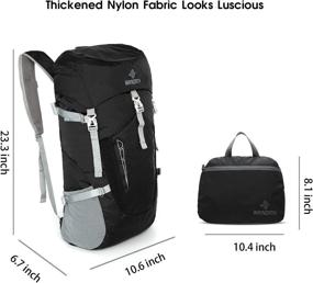 img 1 attached to Waynorth Lightweight Packable Backpack Foldable