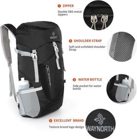 img 3 attached to Waynorth Lightweight Packable Backpack Foldable