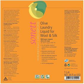 img 1 attached to Sonett Organic Olive Laundry Liquid