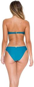 img 2 attached to Luli Fama Womens Scrunch Swimwear Women's Clothing for Swimsuits & Cover Ups