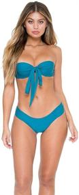 img 3 attached to Luli Fama Womens Scrunch Swimwear Women's Clothing for Swimsuits & Cover Ups