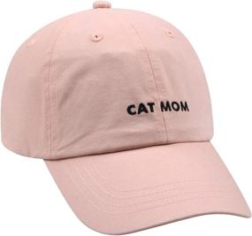 img 2 attached to 🧢 Cat Mom & Dad Baseball Cap - Hatphile 6 Panel Embroidered Dad Hat