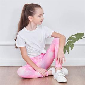 img 3 attached to UONLBEIB Multipack Lightweight Comfortable Sets12 13Y Girls' Clothing in Leggings