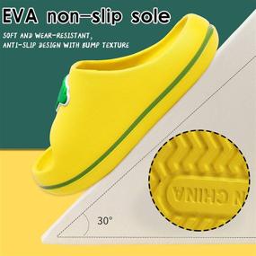 img 2 attached to Сандалии Yinbwol Slippers Non Slip Numeric_13 детская обувь для мальчиков