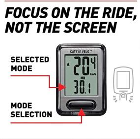 img 2 attached to 🚴 CATEYE - Velo 7 Wired Bike Computer for Enhanced SEO, CC-VL520