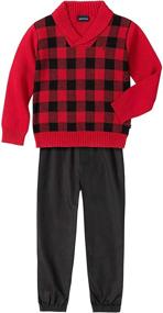 img 2 attached to 🔥 Nautica Boys' Roasted Sweater Pants: The Perfect Piece for Stylish Sweater Clothing