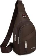 🎒 yerchic outdoor women's handbags & wallets - backpack crossbody with earphone access logo
