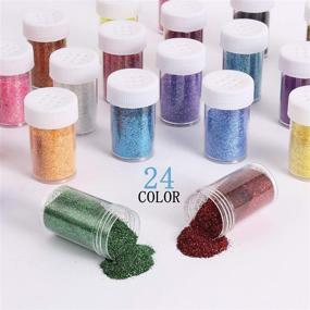 img 1 attached to 132-Piece Yaromo Glitter Tumbler Kit with Tumbler Turner Machine, 24 Glitter Powder Pieces, Silicone Mat, and Epoxy Brushes - Ideal for DIY Epoxy Resin Crafts