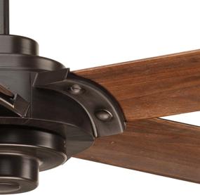 img 3 attached to 🔸 Bronze 5-Blade Ellwood Ceiling Fans by Progress Lighting P2546-20