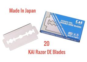 img 1 attached to 🪒 20 KAI Cutlery Stainless Steel Double Edge Razor Blades: Premium Quality for a Smooth Shave