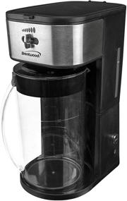 img 3 attached to Brentwood KT-2150BK 64 Oz. Pitcher Iced Tea and Coffee Maker in Black