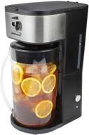 brentwood kt-2150bk 64 oz. pitcher iced tea and coffee maker in black logo