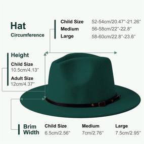 img 3 attached to 🧢 Stylish XINBONG Patchwork Fedora: Trendy Leather Boys' Accessories for a Casual Look