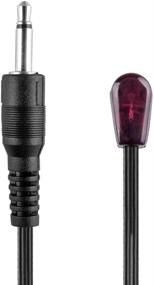 img 1 attached to TNP 10ft IR Emitter Extension Cable - 3.5mm Jack Infrared Red Transmitter Blaster Blink 🔴 Eye Wire Cord | Compatible with IR Repeater Extender System Kit, Xbox One (1 IR Eye Emitter)