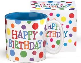 img 1 attached to 🎉 Celebrate with Vibrant Happy Birthday Ceramic Bright Colors