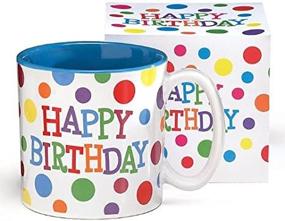 img 4 attached to 🎉 Celebrate with Vibrant Happy Birthday Ceramic Bright Colors