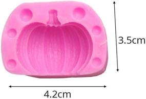 img 3 attached to EchoDone 3D Pumpkin Silicone Mold: Versatile Mini Pumpkin Mold for Festive Crafts & Treats