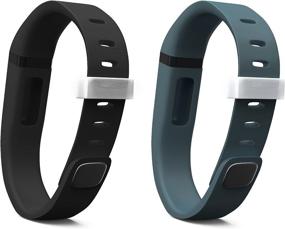 img 3 attached to 💪 Teak Fitbit Flex Band: Replacement Bands for Fitbit Flex with Enhanced Security Clasp – Available in Large & Small Sizes