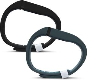 img 2 attached to 💪 Teak Fitbit Flex Band: Replacement Bands for Fitbit Flex with Enhanced Security Clasp – Available in Large & Small Sizes