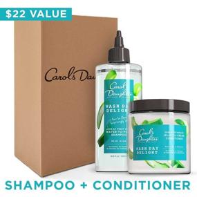 img 3 attached to 🌿 Clarifying Shampoo and Conditioner Set - Carol's Daughter Wash Day Delight, Sulfate Free, with Aloe - Ideal for Curly, Natural Hair - Includes 2 Full Size Products ($22 Value)