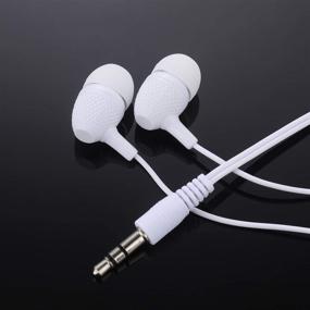 img 2 attached to 🎧 Wholesale Bulk Earbuds Headphones - Durable 50 Pack for Classrooms, Schools & Teens (White)"