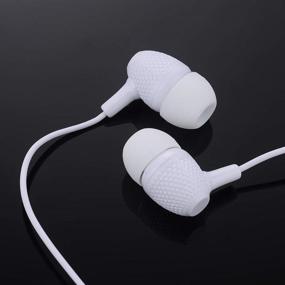 img 3 attached to 🎧 Wholesale Bulk Earbuds Headphones - Durable 50 Pack for Classrooms, Schools & Teens (White)"