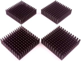 img 1 attached to 🌀 Easycargo 40mm Heatsink 12-Piece Set: Efficient Aluminum Cooler for Optimal Cooling (40x40x11mm)