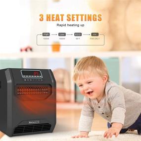 img 3 attached to 🔥 Stay Warm and Safe with the Selectric Electric Infrared Space Heater: Portable, Efficient, and Packed with Advanced Features!