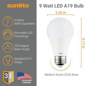img 3 attached to 🌟 Enhanced Illumination: Sunlite 41553 Standard Equivalent Dimmable - Perfect for Any Ambience!