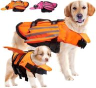 🐾 reflective dog life vest for outdoor summer: coppthinktu dog life jacket with cute angel wing design and rescue handle ring - adjustable pet safety vest for small to medium dogs логотип