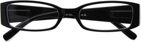 img 3 attached to Eyekepper 5 Pairs Women's Reading Glasses +1.50 Black Frame Eyeglasses for Reading