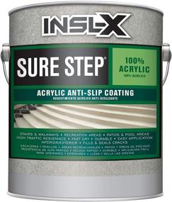 img 4 attached to 🎨 Buy INSL-X SU031009A-01 Sure Step Acrylic Anti-Slip Coating Paint – 1 Gallon, Light Gray