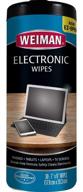 🔥 протирки weiman anti-static e-tronic для очистки жк-экранов, компьютеров, телевизоров, планшетов и многого другого! логотип