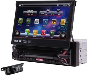 img 4 attached to 🚗 Eincar DVD автомагнитола Одинарная DIN Car Radio 1 DIN Android 10.0 OS GPS навигация 7-дюймовый HD сенсорный экран 1 ГБ ОЗУ 32 ГБ ПЗУ в панели CD-плеер Bluetooth FM/AM 1080P Видео Mirror Link WiFi задняя камера заднего вида: Подробный обзор