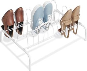 img 2 attached to 👞 9 Pair Whitmor Floor Shoe Rack