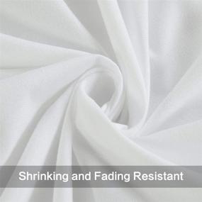 img 1 attached to EDILLY Flat Sheets (6 Pack) - Twin Size White, Super Soft Brushed Microfiber Bedding Sheets, Ideal for Home, Salons, and Hotel Use