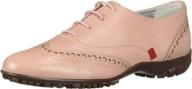 nyc lace up golf shoe for women - marc joseph new york leather made in brazil logo