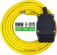 🔌 ohp enet obd кабель для bmw icom e-sys ista, bootmod3 bimmercode obd2 - кодирование серии f (5 футов) логотип