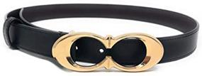 img 1 attached to Coach Womens Signature Buckle BLACK Women's Accessories