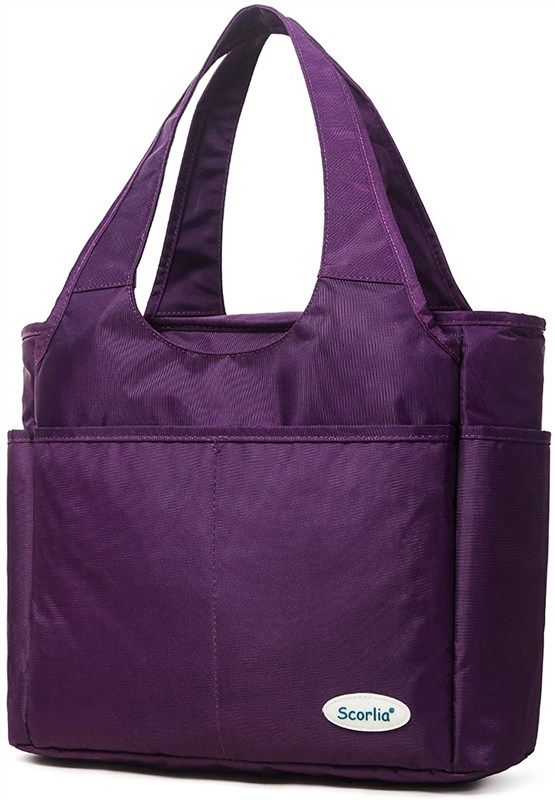 insulated shoulder scorlia handbag reusable 로고