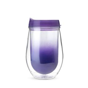 img 4 attached to True 7429 Traveler Double Walled Wine Tumbler In Purple (Single Pack)