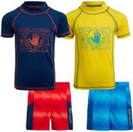 🩱 swimwear boys' clothing: body glove boys rash guard logo