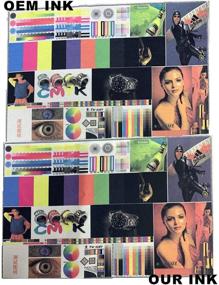 img 2 attached to 🖨️ B-Series Sublimation Ink Cartridge 4-Pack for Sawgrass Virtuoso SG500 SG1000 Printer - 1 Black, 1 Cyan, 1 Magenta, 1 Yellow: High Compatibility & Quality