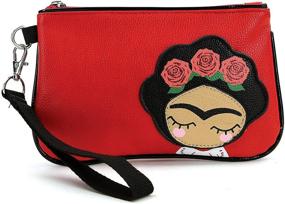 img 2 attached to Sleepyville Critters Frida Wristlet Vinyl