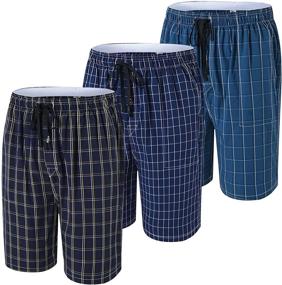 img 4 attached to 👖 JINSHI Pajama Sleep Cargo Lounge: Stylish and Comfortable Men's Clothing in Sleep & Lounge