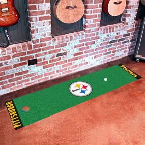 img 3 attached to FANMATS Pittsburgh Steelers Nylon Putting