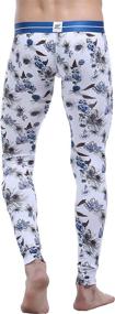 img 3 attached to 👖 ARCITON Men's Low Rise Thermal Leggings Long Johns Pant