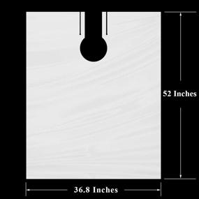 img 2 attached to Одноразовая водонепроницаемая полупрозрачная стирка для парикмахерской